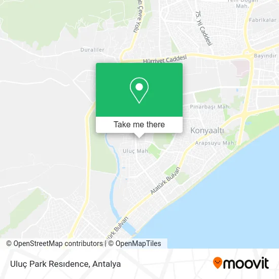 Uluç Park Resıdence map