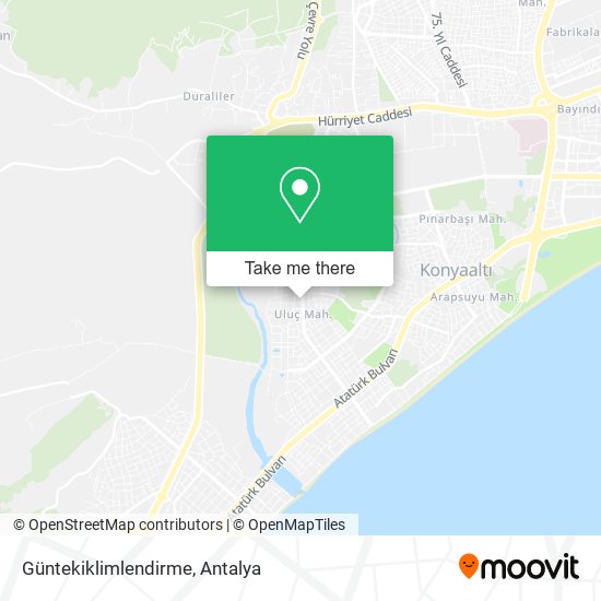 Güntekiklimlendirme map