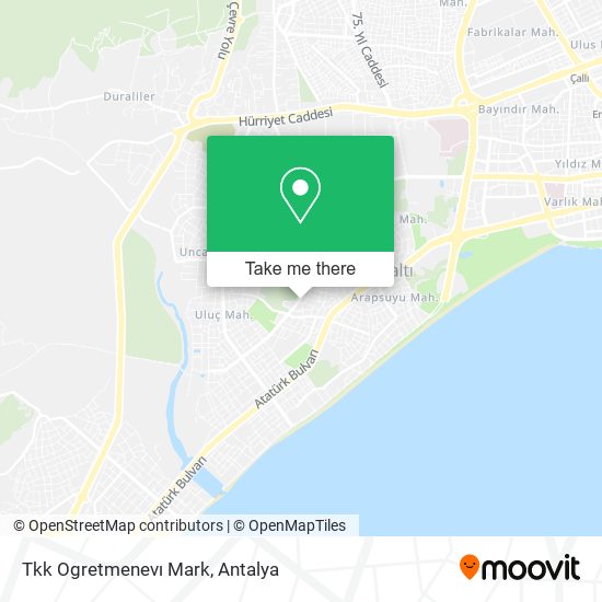 Tkk Ogretmenevı Mark map