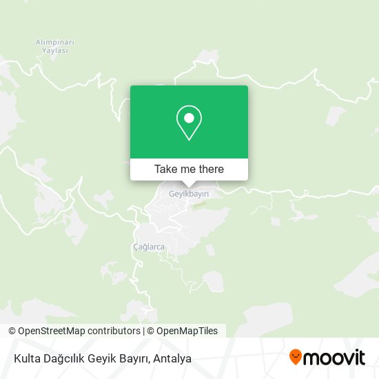 Kulta Dağcılık Geyik Bayırı map