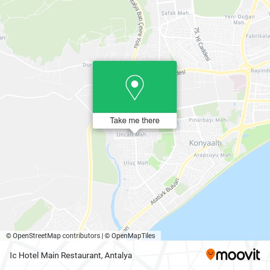 Ic Hotel Main Restaurant map