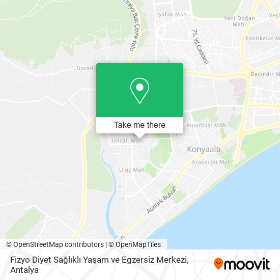 Fizyo Diyet Sağlıklı Yaşam ve Egzersiz Merkezi map