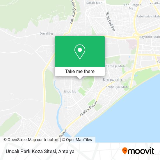 Uncalı Park Koza Sitesi map