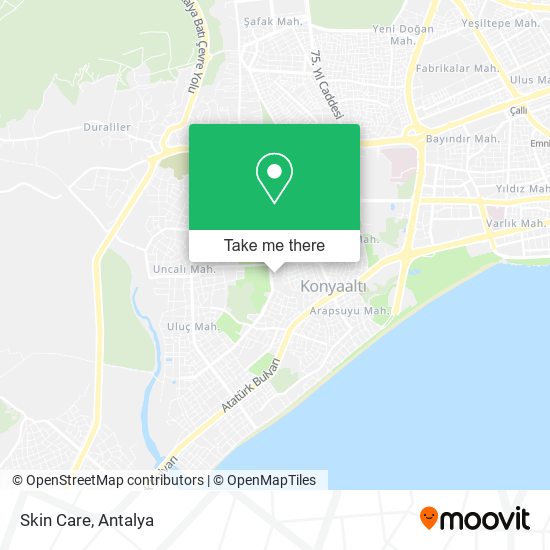 Skin Care map