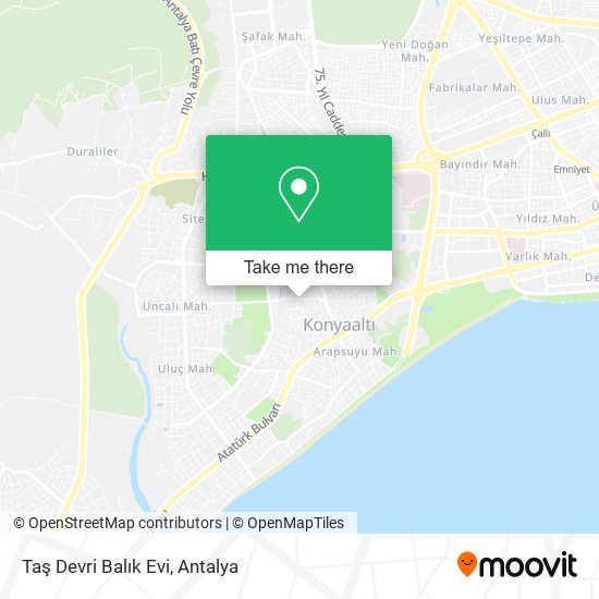 Taş Devri Balık Evi map