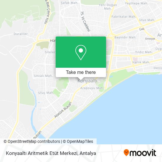 Konyaaltı Aritmetik Etüt Merkezi map