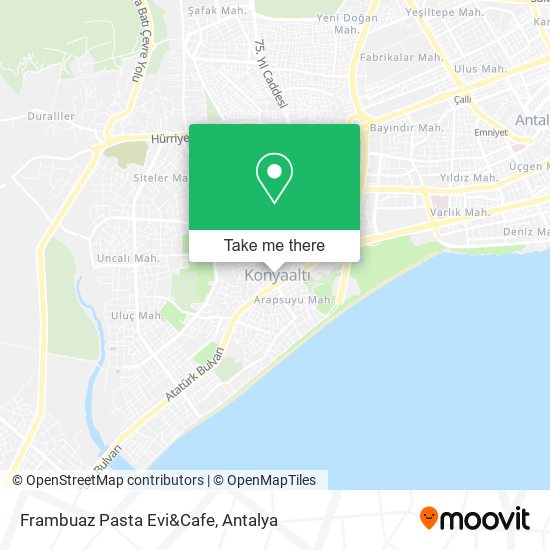 Frambuaz Pasta Evi&Cafe map