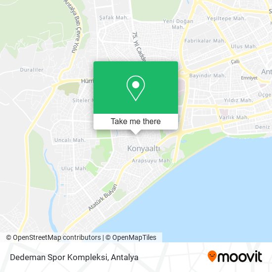 Dedeman Spor Kompleksi map