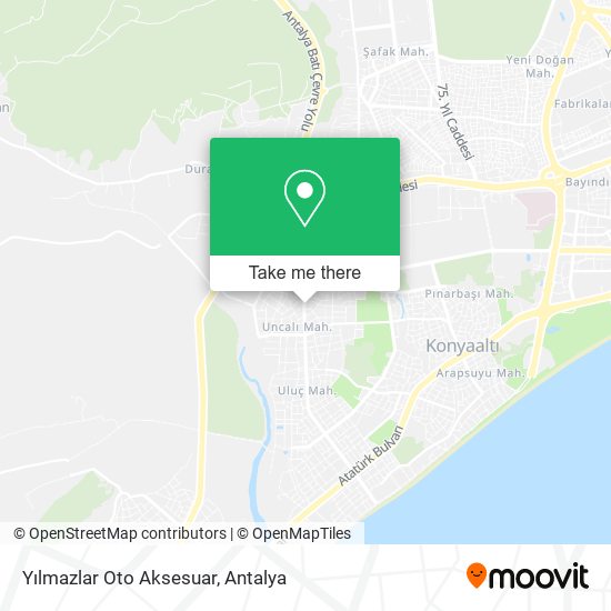 Yılmazlar Oto Aksesuar map