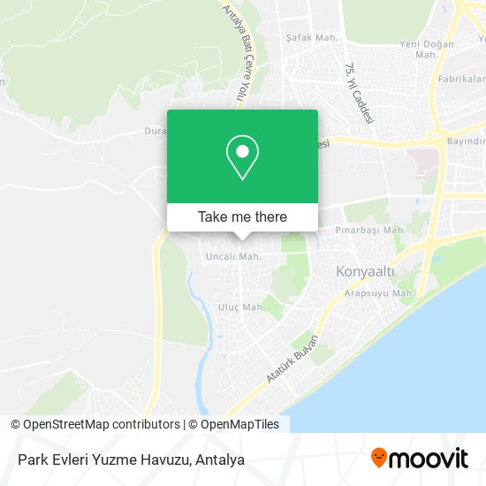 Park Evleri Yuzme Havuzu map