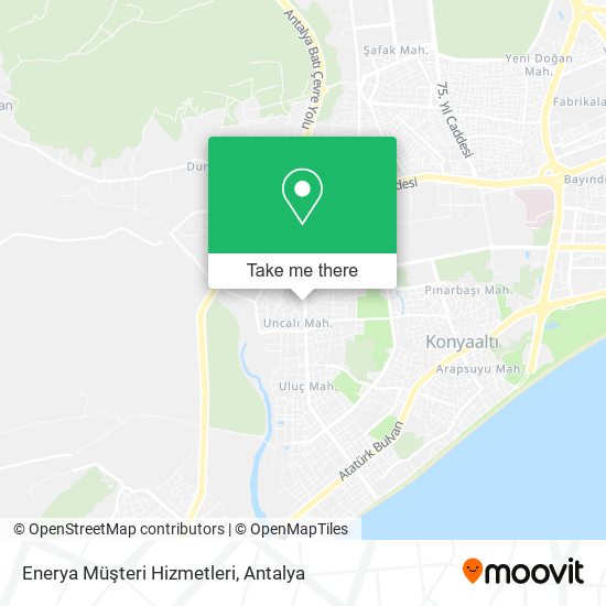 Enerya Müşteri Hizmetleri map