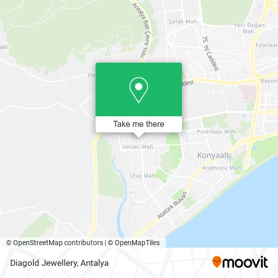 Diagold Jewellery map