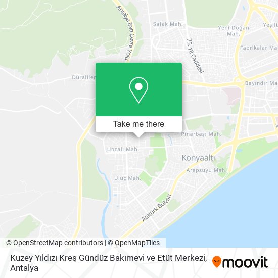 Kuzey Yıldızı Kreş Gündüz Bakımevi ve Etüt Merkezi map