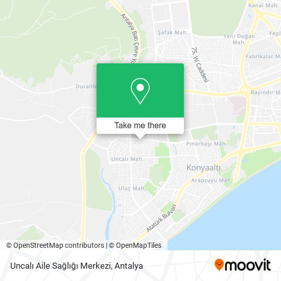 Uncalı Aile Sağlığı Merkezi map