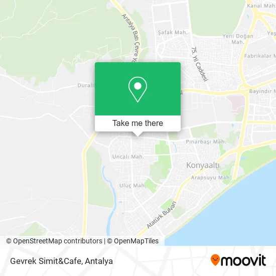 Gevrek Simit&Cafe map