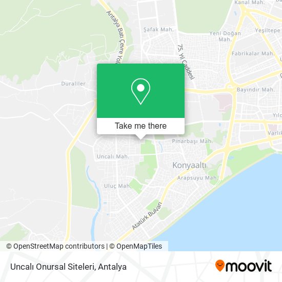 Uncalı Onursal Siteleri map