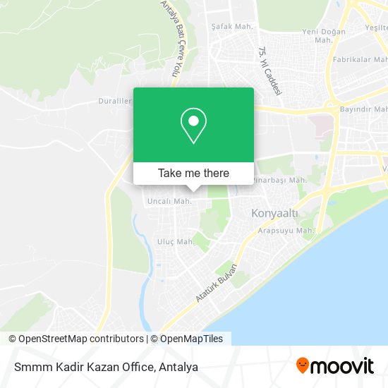 Smmm Kadir Kazan Office map
