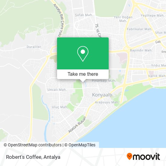 Robert's Coffee map