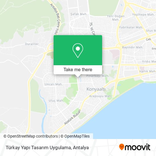 Türkay Yapı Tasarım Uygulama map