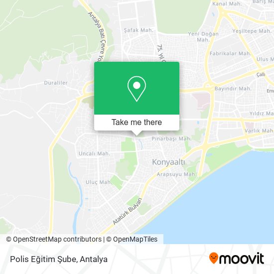 Polis Eğitim Şube map