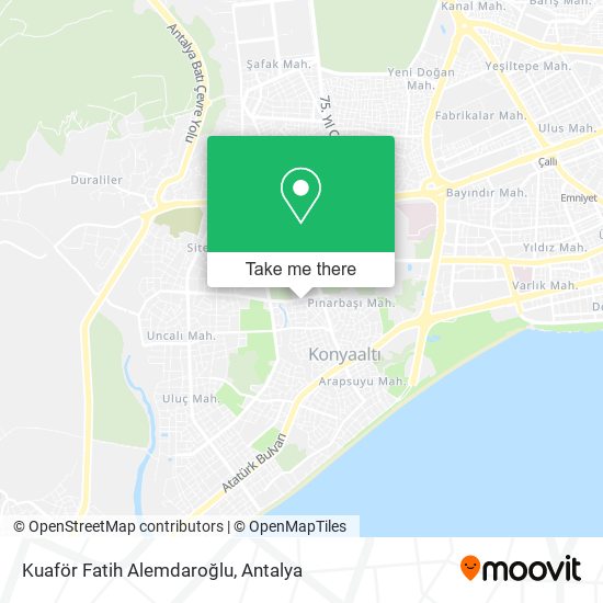 Kuaför Fatih Alemdaroğlu map
