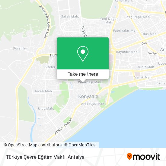 Türkiye Çevre Eğitim Vakfı map
