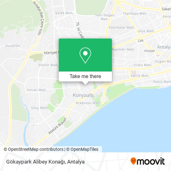 Gökaypark Alibey Konağı map