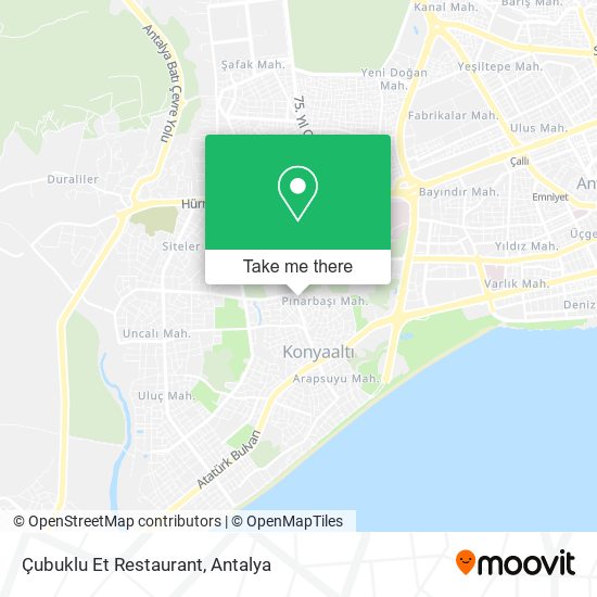 Çubuklu Et Restaurant map