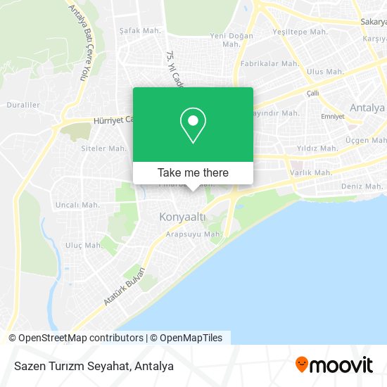 Sazen Turızm Seyahat map