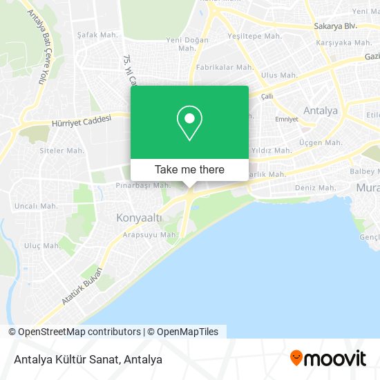 Antalya Kültür Sanat map