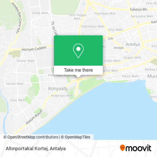 Altınportakal Kortej map