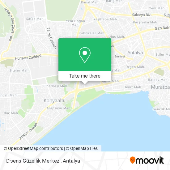 D'sens Güzellik Merkezi map