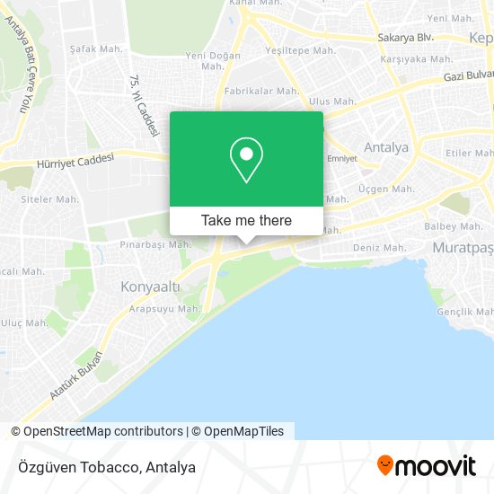 Özgüven Tobacco map