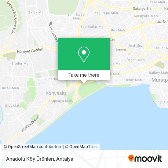 Anadolu Köy Ürünleri map