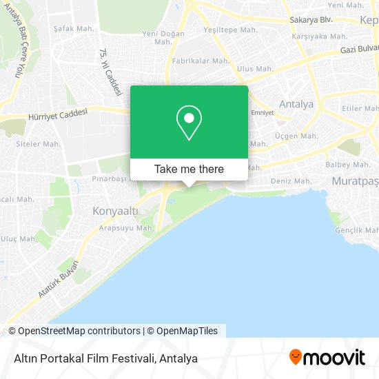 Altın Portakal Film Festivali map