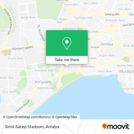 Simit Sarayı Stadyum map