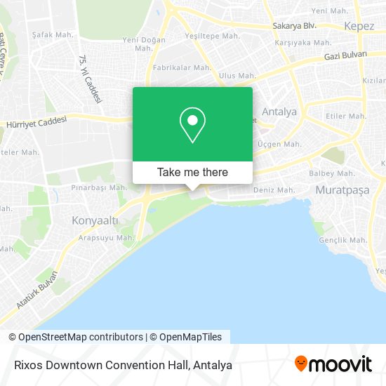 Rixos Downtown Convention Hall map