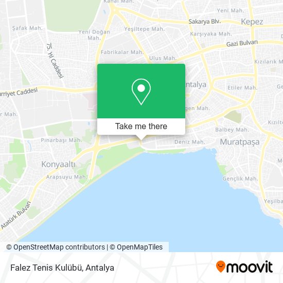 Falez Tenis Kulübü map
