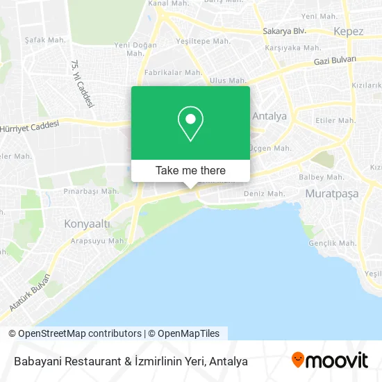 Babayani Restaurant & İzmirlinin Yeri map