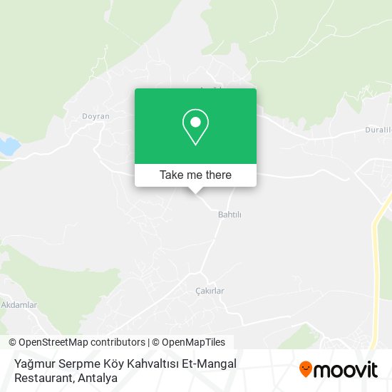 Yağmur Serpme Köy Kahvaltısı Et-Mangal Restaurant map