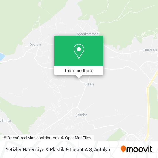 Yetizler Narenciye & Plastik & İnşaat A.Ş map