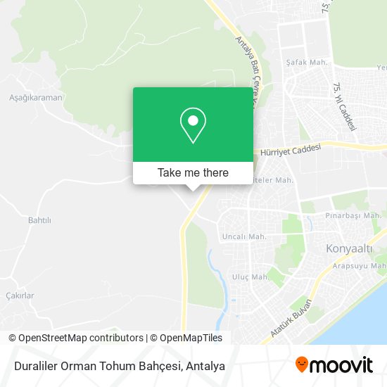 Duraliler Orman Tohum Bahçesi map