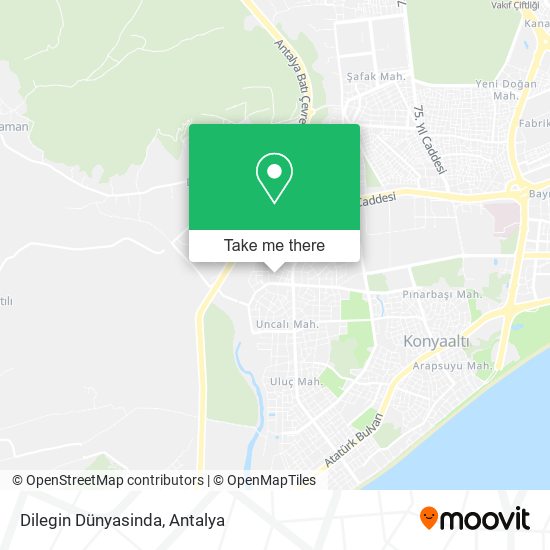 Dilegin Dünyasinda map