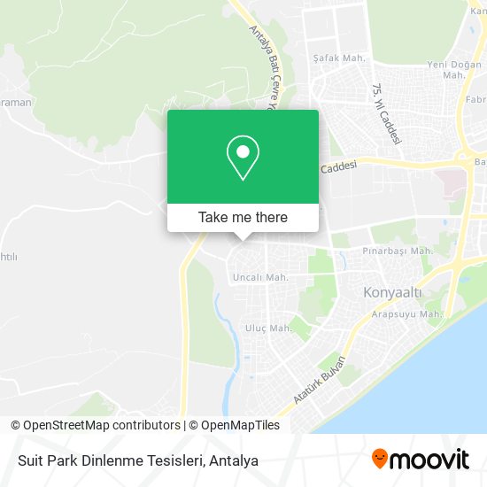 Suit Park Dinlenme Tesisleri map