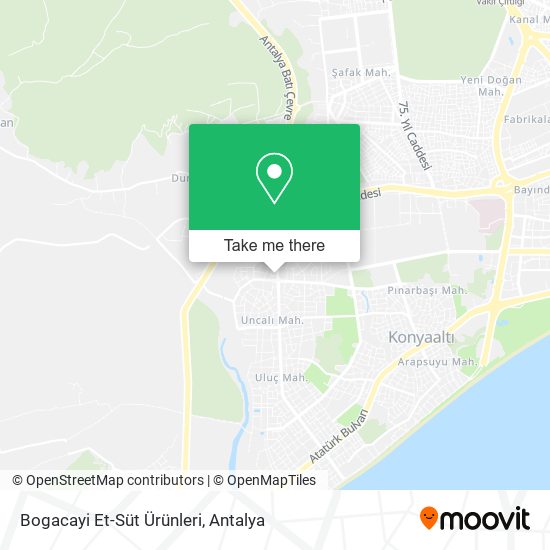 Bogacayi Et-Süt Ürünleri map