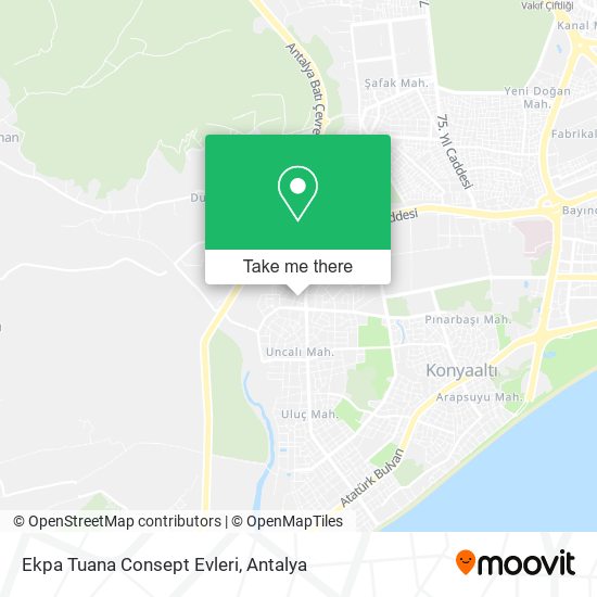 Ekpa Tuana Consept Evleri map