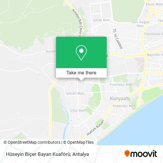 Hüseyin Biçer Bayan Kuaförü map