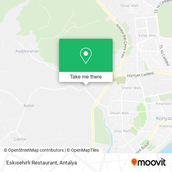Eskısehırlı Restaurant map