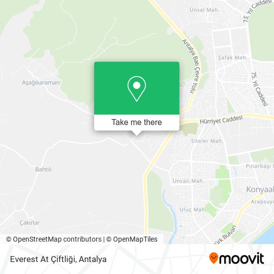 Everest At Çiftliği map