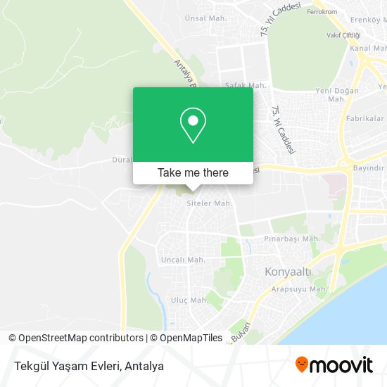 Tekgül Yaşam Evleri map